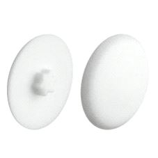 Dekkappe for Torx15 Ø12 Hvit plast, 500-pk.