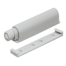 Push-latch Hafele, lys grå med magnet