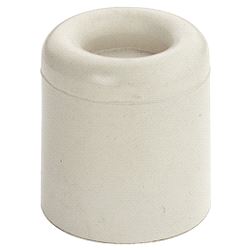 Dørstopper Gummi Ø30mm H34mm Hvit