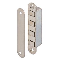 Magnetlås Metall 111 x 34mm m/motstykke 8 kg.