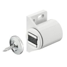 Magnetlås m/sidefeste, Hvit 4 kg.