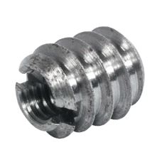 Iskruingsmutter Tverrspor M10 x Ø15/18,5 x L15mm, 100-pk.