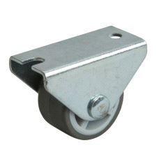 Møbelhjul Ø25 m/gummibelegg