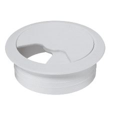 Kabelgjennomføring Ø60 Plast Sølvfarget