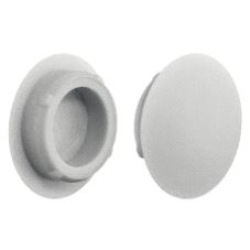 Dekkappe for hull Ø15/20mm Grå plast, 500-pk.