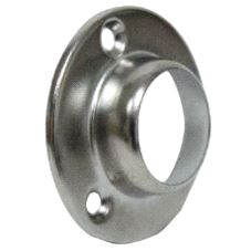 Garderoberør Ø25mm, Endefeste Ø55 Chrome