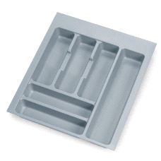 Bestikkinnlegg Grå for 45-skap