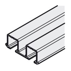 Clipo 16 HMIF Toppskinne Dobbel, 2,5m.