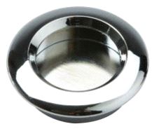 Grep for Skyvedør Ø51 Plast, Blank Chrome