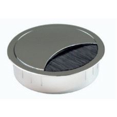 Kabelgjennomføring Metall Ø60 Chrome H=21,3