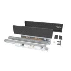 Vertex Skuffesider m/skinner Antrasit H83 x 450