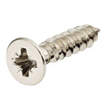 Senkhodeskrue Hospa 2,5 x 16mm Pzd.Blank Nikkel, 1.000-pk.
