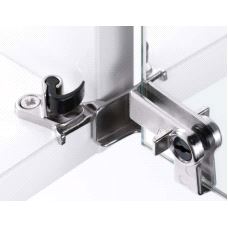 Glassdørhengsel GRASS, V.nede/H.oppe