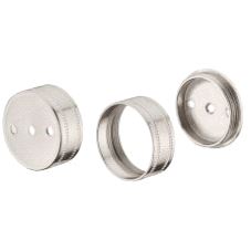 Garderoberør Ø25mm, Holder 3-delt Chrome