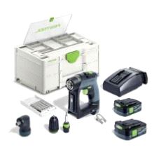 Festool Batteridrill CXS 12V Sett