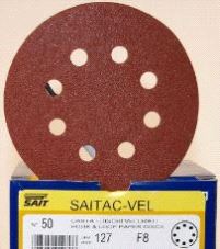 SAIT Rondell AWD-D 8H Ø127 P80, 50-pk.