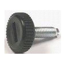 Stillesko M6 H=27 Ø19mm m/slissespor, 20-pk.