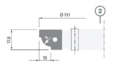 Multiprofil fres Sistemi TX008, HM skjær r8