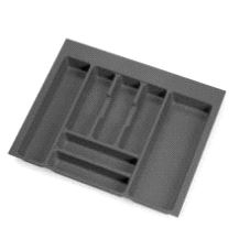 Bestikkinnlegg Vertex Antrasit for 60-skap