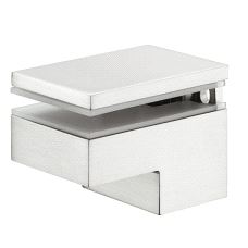 Hyllebærer for glassplate 6-25mm, Alu-farget