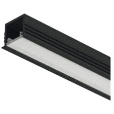 LOOX5 ALUprofil 1103 Sort for LED-strips 2.500mm
