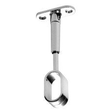 Garderoberør Oval 30 x 15mm Undermontert holder Åpen