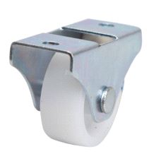 Møbelhjul Ø26 Hvit