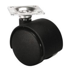 Møbelhjul Ø50 m/plate