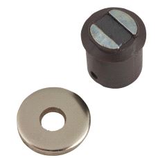 Magnetlås for Innboring Ø9mm Brun m/blikk