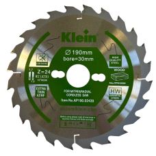 Sagblad Sistemi Ø190 Z-24 B=1,7 d=30