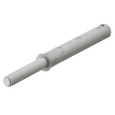 Push-latch Hafele, lys grå med gummipute