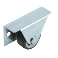 Møbelhjul Ø30 Sidemontert m/gummibelegg