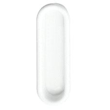 Grep for skyvedør, 78 x 26mm Hvit plast