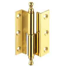 Lifthengsel 50 x 40mm Overfals 7,5mm m/pynt Mess.Høyre