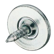 Metallmotstykke Ø13 med Stift, 20-pk.