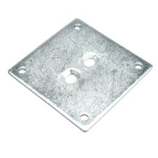 Bordbenfeste 65 x 65mm m/undersenkede hull