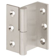 Hengsel Kantmontert 50mm Forniklet Messing Høyre