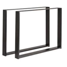 Bordunderstell B=900mm H=710mm, Sortlakkert