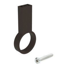 Garderoberør Ø28mm Moka, gjennomgående feste for undermontering