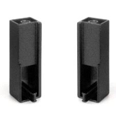 Garderoberør LUXE, Fester for undermontering Sort