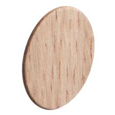 Dekkappe Ekte tre Ø18 med lim Eik, 36-pk.