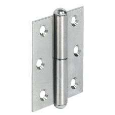 Kanthengsel 50x 40mm Matt forniklet Venstre