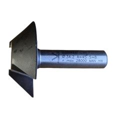 Fasfres Ø35 45° s=8