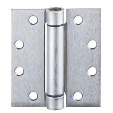 Kanthengsel  m/fjær 114 x 102mm Rustfri