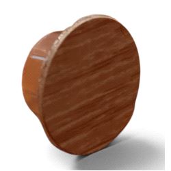 NC Dekkpropp Ø14mm Eik 4647, 100-pk.