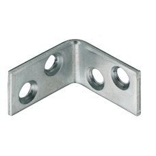 Stålvinkel 25 x 25 x 15mm, Blank Galv., 100-pk.