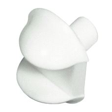 Glasshyllebærer for hull Ø5mm for 6mm glass , 100-pk.