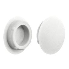 Dekkappe for hull Ø15/20mm Hvit plast, 500-pk.