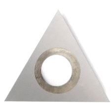 HM Vendeskjær 22 x 19 x 2mm Trekant T08MF