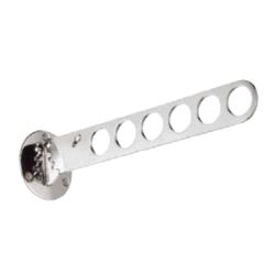 Garderobebrakett for kleshengere, Chrome